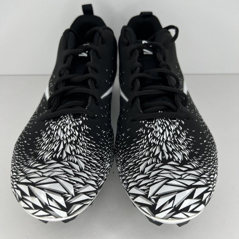 Nike Vapor Varsity Black and White Low Top Football Turf Cleats Men's Size 13 - Picture 3 of 9